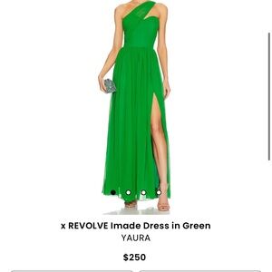 Yaura x revolve imade dress in green